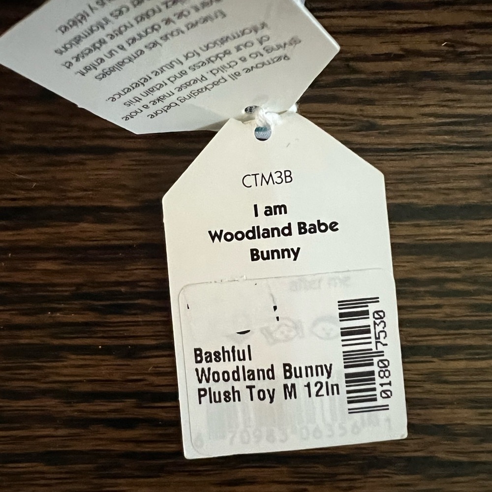 Jellycat Woodland Bashful Bunny (medium) - Picture 3 of 4